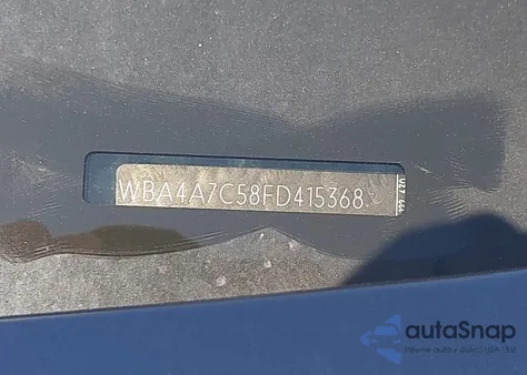 2015 BMW 428 Gran Coupe xDrive z USA, uszkodzony, nr VIN WBA4A7C58FD415368